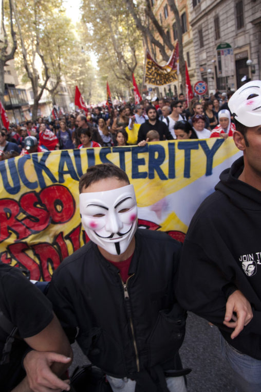 manifestazione casa ministero infrastrutture